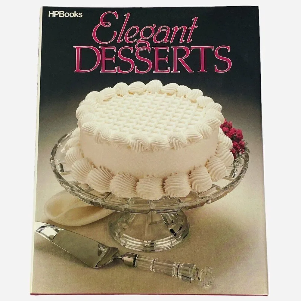 Vintage 1984 Elegant Desserts HP Books Italy Recipes Cakes Beautiful Photos!